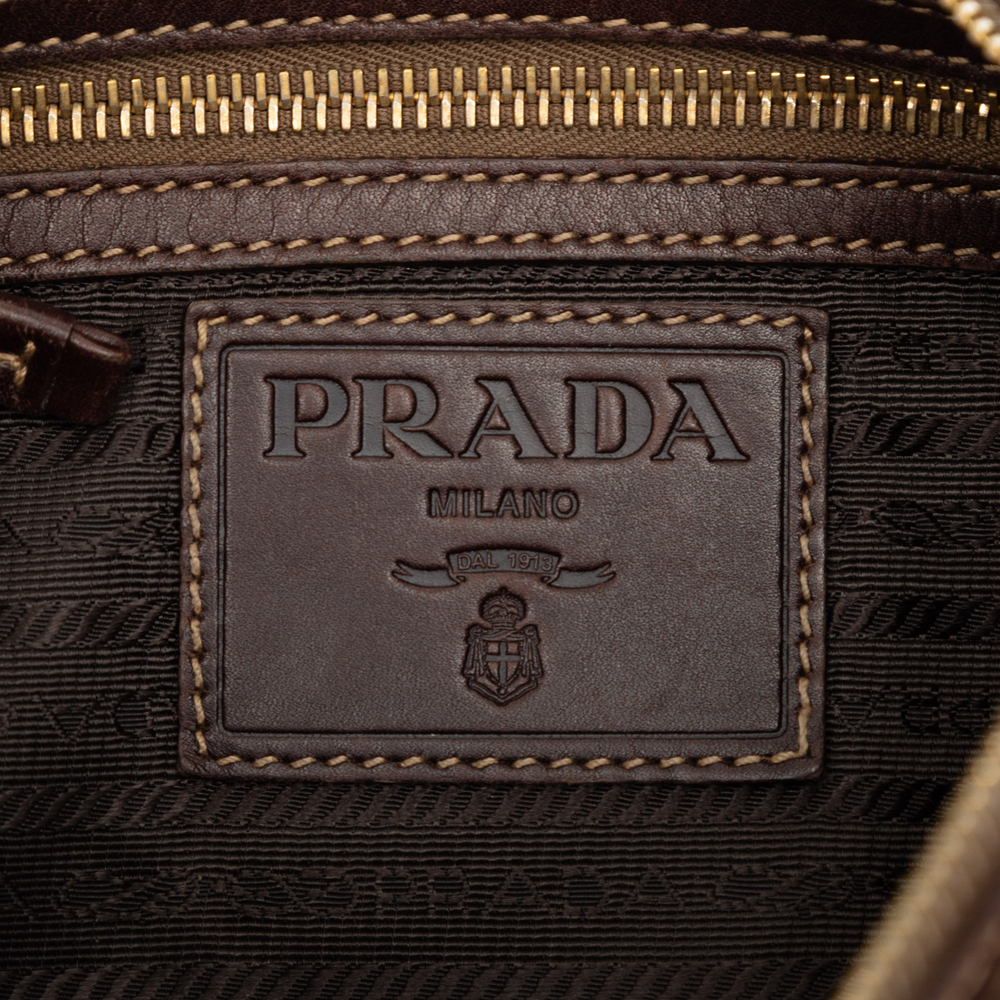 Pre-Loved Prada Canvas Canapa Logo Crossbody - Picture 5 of 6